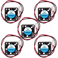 WINSINN Ventilador de 25 mm 12 V Rodamiento hidráulico sin escobillas 2510 25 x 10 mm para mini refrigeración PCB…